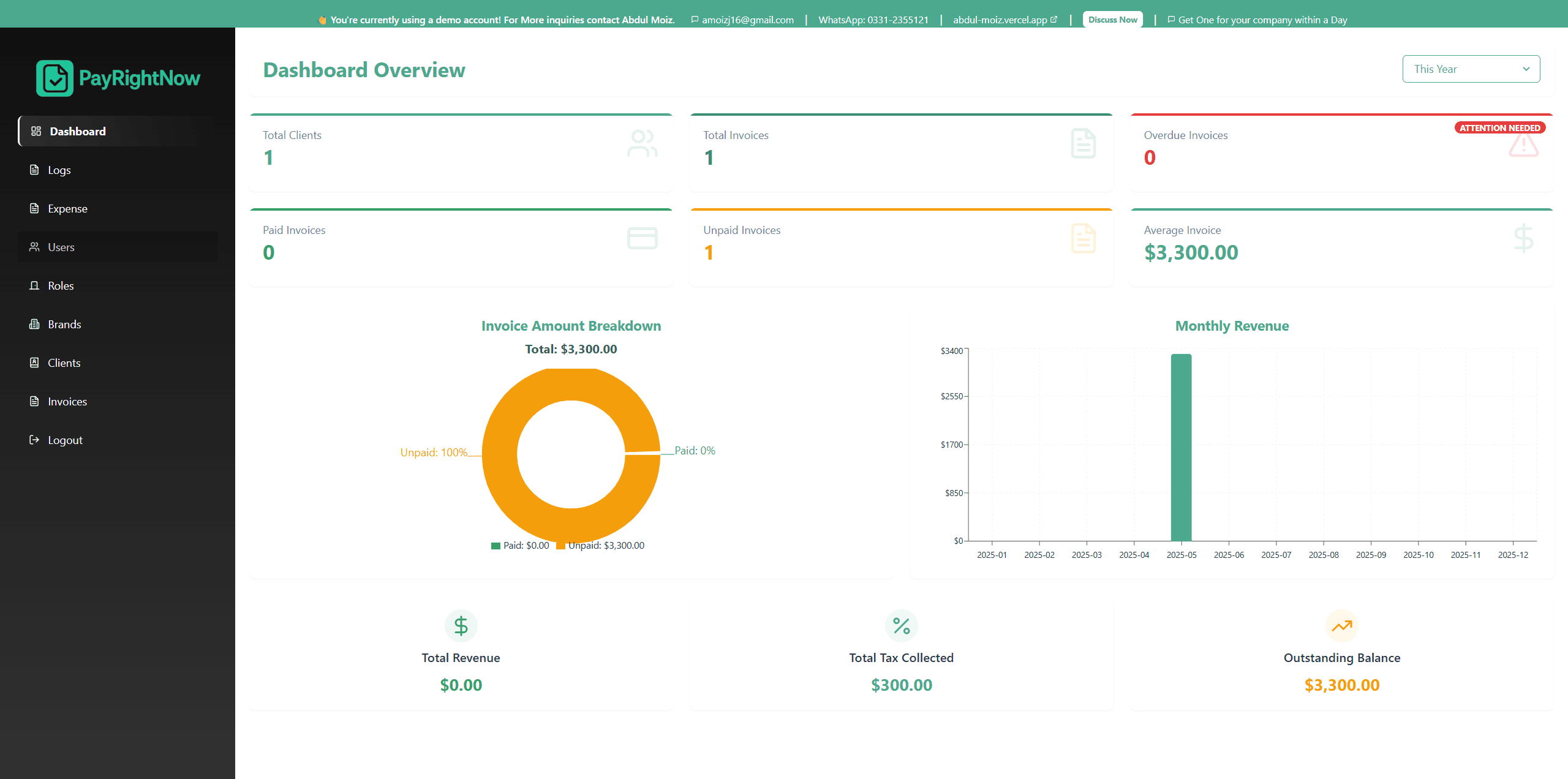 Invoice Management System