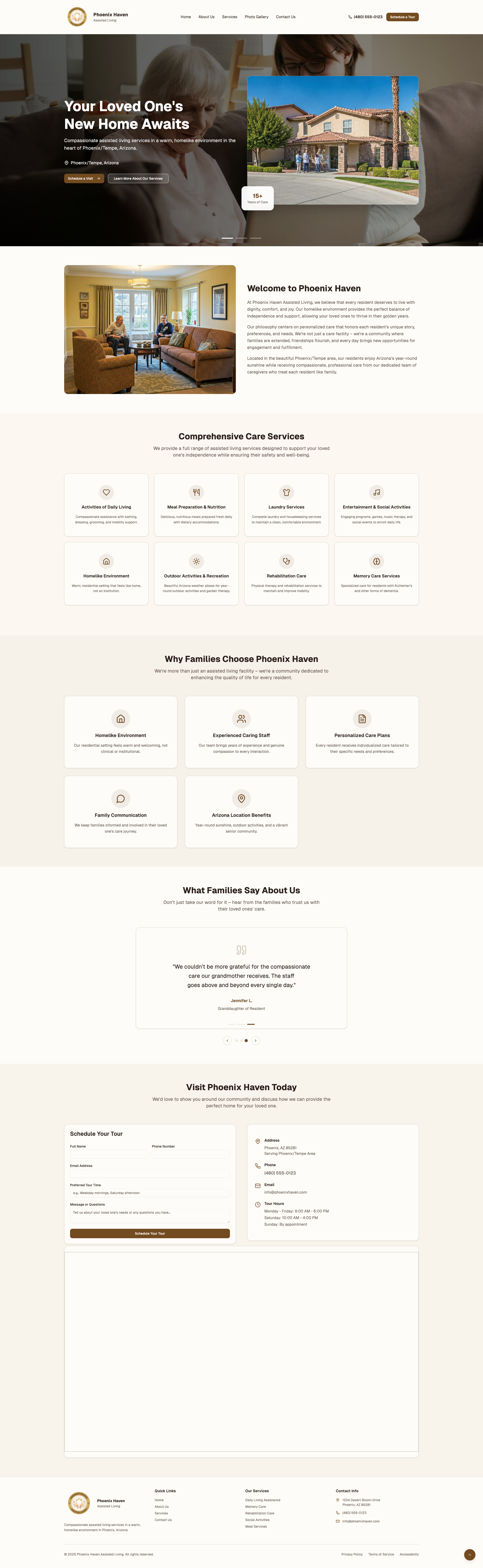 Phoenix Haven Assisted Living full page